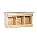 Produktbild Relaxdays Nistkasten Spatzen, Sperlinge, 3 Nistkammern, Holz, Vogelhäuschen, H x B x T: 21,5 x 43 x 14,5 cm, naturfarben