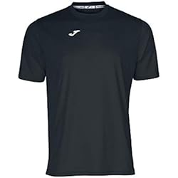 Joma Combi - Camiseta de Manga Corta, Hombre, Negro, M