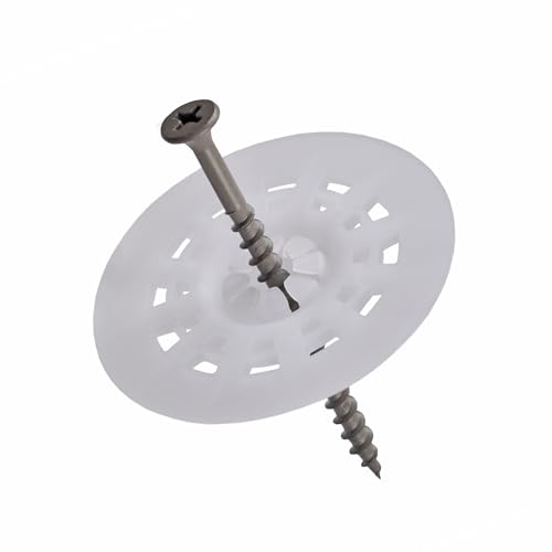 First Global Supply Tornillos para madera con recubrimiento gris Ruspert – Tornillos EIFS para instalación segura – Tornillos para muebles para varias aplicaciones miniatura 1