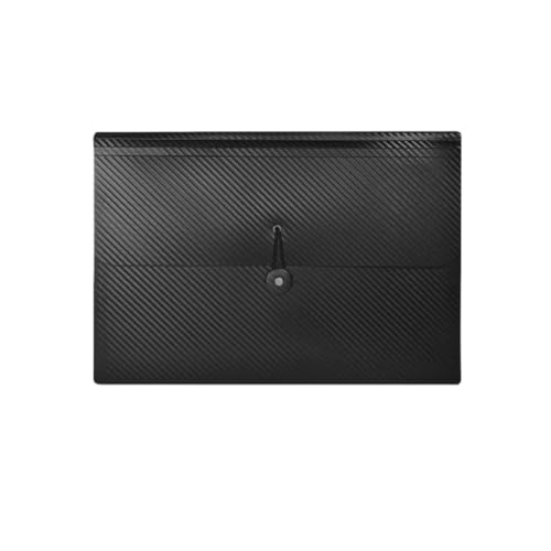 Bivoyud ドキュメントファイル a4 13ポケット 持ち運び アコーディオンファイル 区分けラベル付き 大容量 ジャバラファイル 書類ケース 分類収納 文房具 学校 事務用品 (ブラック)