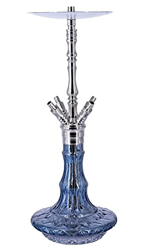 WD Hookah V3.0-21-Edelstahl Shisha blau