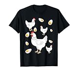 Chickens Lover Gift Co. Roseanne Chicken Retro Graphic T-Shirt, Unisex-Adults & Kids, Black, Small, Short Sleeve, T-Shirt