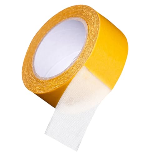 Cabilock Cinta Adhesiva de Doble Cara Extrafuerte de Papel Dorado para Oficina y Escuela con Alta Adhesión y Sujeción Firme para Superficies
