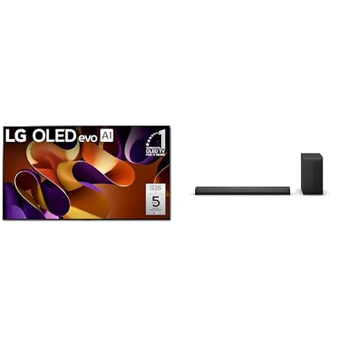 Image of LG 97 inch OLED evo G4 Smart TV Bundle with Matching 3.1.1-Channel QNED Soundbar (2024 Models)
