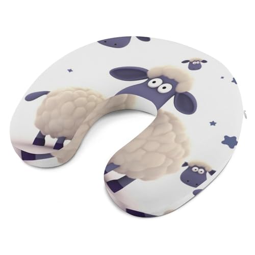 Almohada de espuma viscoelástica para viaje cervical miniatura 6
