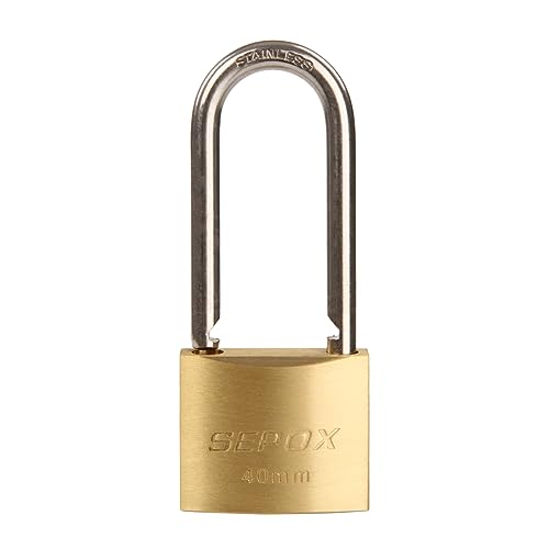 SEPOX® Marine Grade Outdoor Padlocks Keyed Alike, 40mm Heavy-Duty Solid Brass Lock Weather Proof - Image 4