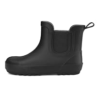 HISEA Rain Boots for Kids Waterproof, Ankle Rubber Boots for Boys Girls Toddler/Little/Big Kid
