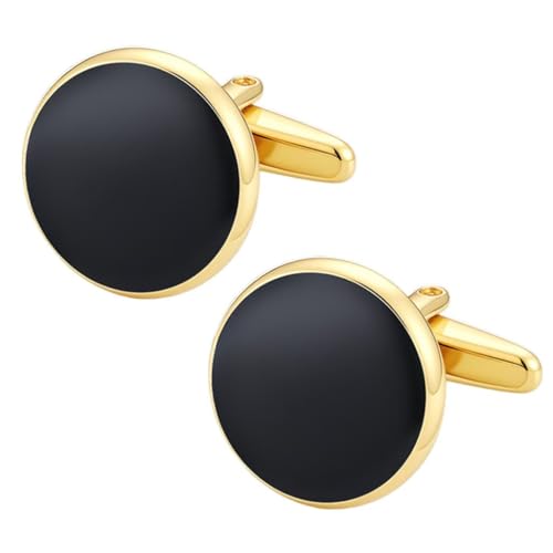 Image of Cufflinks for Men Classic Wedding Business Shirt Cuff Links Set Gifts with Box