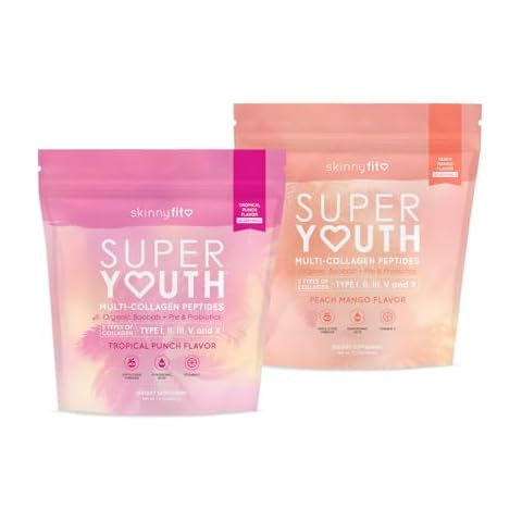 SkinnyFit Super Youth Tropical Punch & Super Youth Peach Mango Collagen Bundle Cover