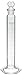 Kimble Chase KIMAX 20040-500 Borosilicate Glass Class B Single Metric Blue Scale Mixing Cylinder, Calibrated to Contain, with Glass Stopper, 500 mL Capacity (Case of 6)