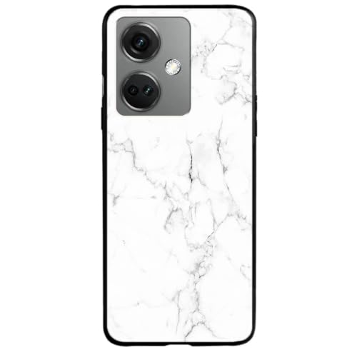Image of COLORflow Back Cover Compatible with OnePlus Nord CE 3 5G | White Marble | Shockproof TPU Bumper Cover with Camera Protection Back Cover Compatible with OnePlus Nord CE 3 5G
