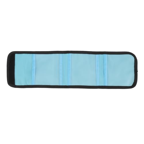 Camera Lens Filter Case, Shockproof Nylon Bag for 25 to 86mm Round Filters, 83x100 Filters, Foldable Waterproof Camera Lens Filter Case with Label, for Outdoor (6pcs pack)