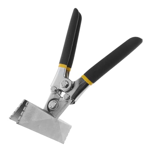 Angoily 150mm Hand Seamer Flat Plate Jaw Sheet Metal Bender Craftsmanship Pliers for Metalworking