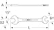 KS Tools 517.0742 CLASSIC Doppel-Maulschlüssel,11x13mm