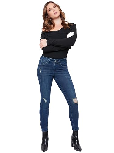 Royalty For Me Womens Women's Petite Wannabettabutt Mid Rise Skinny Jeans4