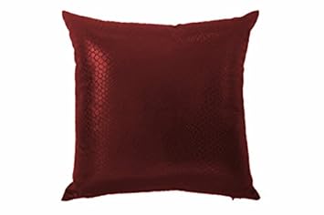 large burgundy throw pillows