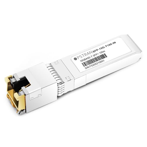 10GBASE-T SFP+ RJ45 Copper Transceiver Module Compatible with Intel E10GSFPT100 10G SFP+ 100m Cat6a/7