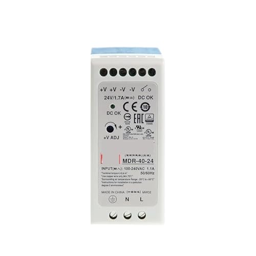 Alimentation rail DIN MDR-40-5 V stable contre les surcharges