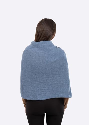 Shawl Wrap for Women Cable Knit Lambswool One Size3