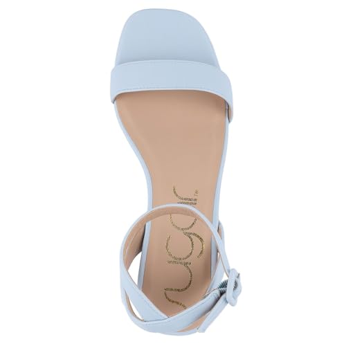 Sugar Women's Low Block Heel Dress Sandals – Ankle Strap Open Toe Comfortable Walking Heels for Casual, Party, or Work4