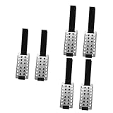 Kisangel 2 Pares Cubrebotas De Alpinismo Agarre Muñeco De Nieve Tacos De Tracción Senderismo Hielo Apretones Zapatos De Hombre Ártico Botas De Montaña De Los Hombres Cadenas Black