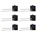 100Pcs LED Holder,3mm LED Light Diodes LED Holder,90 Degree Bend Lamp Holder with LED Industrial (Blue Light)