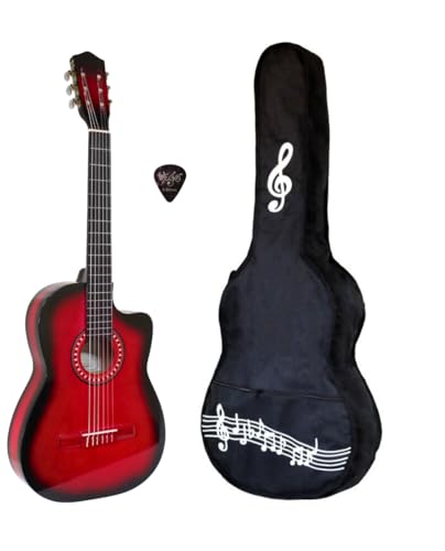 KIT BÁSICO GUITARRA VEGO CURVA (Rojo Sombra)