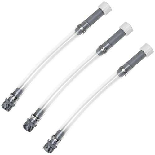 Image of 3-Pack Fuel Jug Hose - 5 Gallon Gas Can Hose Replacement with Upgraded Filter Design - Compatible with 5.5 & 3 Gallon Jugs - Easy Pour, No Spills