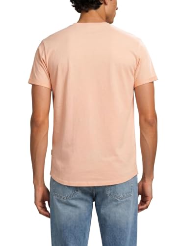 DENIMFY Tshirt Herren Regular Fit DFDiego 3er Set Pack Logo Stick Rundhals Kurzarm Sommer Tee Shirt, Größe:S, Farbe:Pack 4 (Yellow, Peach… – Ansicht 3