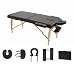 Massage Table Massage Bed Spa Bed 73" Long 2 Folding Portable Massage Table W/Carry Case Heigh Adjustable Salon Bed Face Cradle Bed