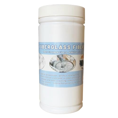 KATOOL 1/4 Inch 2 Pounds Chopped Fiberglass Strand Mat Fibers Fit for Industrial and Civil Construction