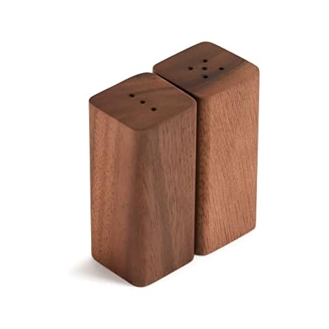 Kalmar Home Acacia Wood Salt & Pepper Shakers Cover