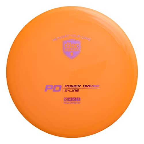 Discmania S-Line PD Disc Golf Driver – Overstable Frisbee Golf Driver, Disc Golf Power Driver - Colors Will Vary (173-176g)