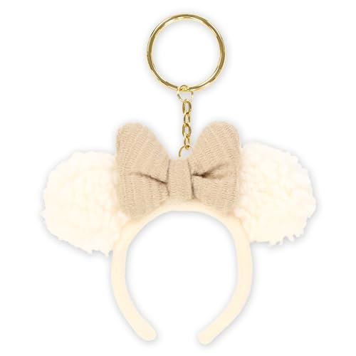 Amazon.co.jp: カチューシャ キーチェーン もこもこ キーホルダー