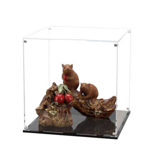 Image of 13 Inch Clear Self Assembly Acrylic Display Case