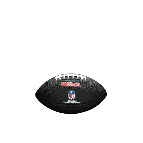 Wilson Unisex-Youth MINI NFL TEAM SOFT TOUCH FB BL PT American Football, Black, Pittsburgh Steelers