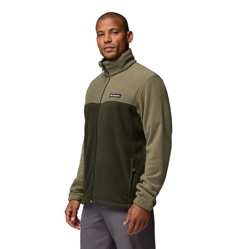 Image of Columbia Men's Steens Mountain 2.0 Full Zip Fleece Jacket, Stone Green /Greenscape, Small