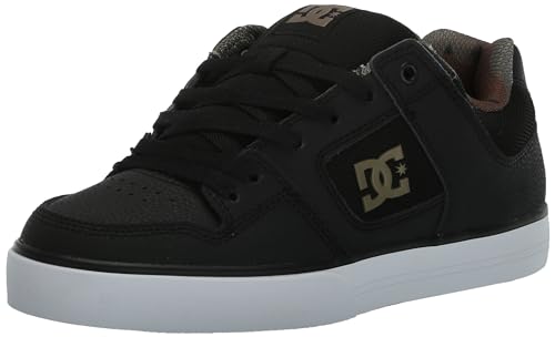 Image of DC Mens Pure Low Top Lace Up Casual Skate Shoe SneakerSkate Shoe