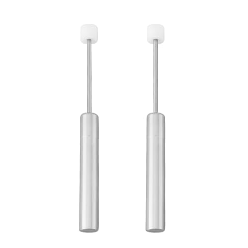 ECSiNG 2pcs 91x49x7.8mm Soft-Close Trash Can Damper Piston with Lid Steel and Plastic Mechanism Trash Can Damper Replacement for Kitchen Trash Can