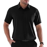 Dress Shirts for Men Big and Tall(XL Big-6XL Big Tall) Short Sleeve Shirts