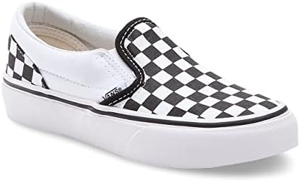 Vans Kids Unisex Classic Slip On, (Checkerboard) Black/True White, Size 2 Little Kid | Image 3