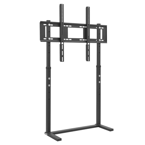 SIBBLE Soporte for TV de pie con Soporte, Carrito for TV Independiente, Soporte for TV de Altura Ajustable, Adecuado for Pantallas LCD LED de Panel de 32 a 100 Pulgadas(Black)