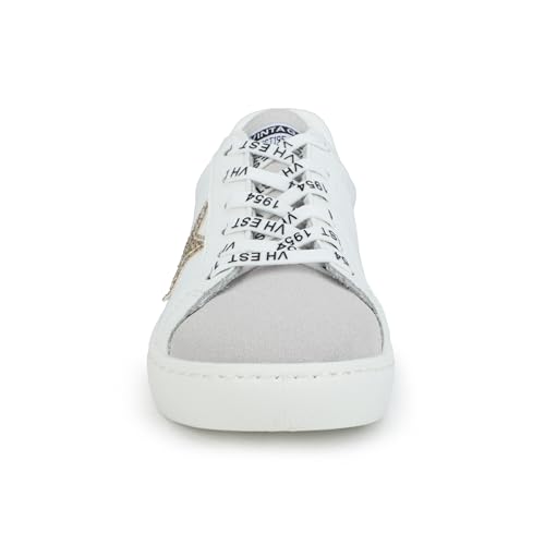 Image of VINTAGE HAVANA Women's Fashion Sneakers | Casual Lace up Low Top Tennis Shoes | Cute Trendy Dressy Sneakers