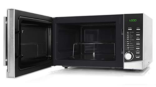 Orbegozo MIG 3420 - Microondas con grill, 34 litros, 9 menús preconfigurados, 8 niveles de potencia, programa descongelación, temporizador, 1000-1300 W - imagen 3