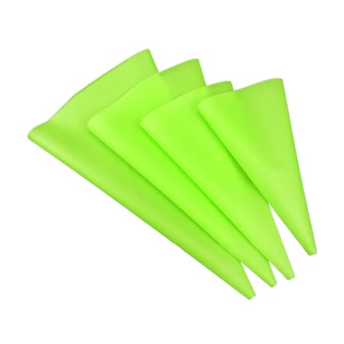 WJLYDM Juego de 4 Mangas pasteleras Reutilizables for decoración Pasteles, Ideales for repostería casera para Decorar Pasteles, Tartas Y Galletas(Green)