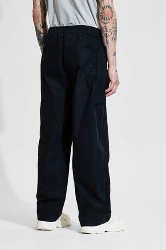 Image of SNITCH Button Closure Cotton Blend Light Weight Machine Wash Full Length Loose Fit Cargo Pants