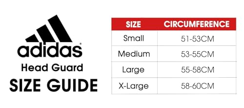 adidas Unisex – Erwachsene Hybrid 50 Hg Kopfschutz, Schwarz, L EU