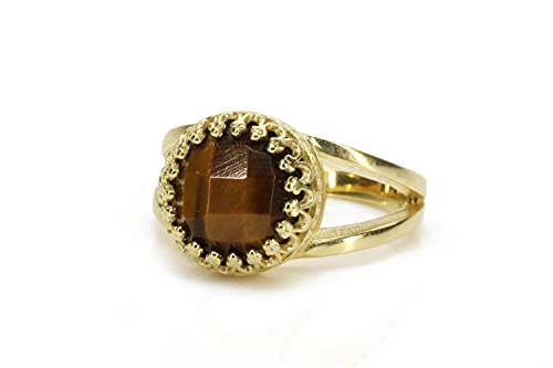 Bague oeil de tigre délicate pour en finir avec les bijoux lourds et inconfortables