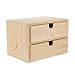 Baoblaze Contenitore per cosmetici con cassetti in legno, organizer per gioielli, contenitore decorativo per cosmetici con cassetti estraibili, portagioie per immagine