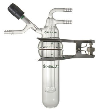 Chemglass CG-3034-01 Series CG-3034 Dailey Vacuum Sublimator, 10 mL Capacity, 200 mm High, 135 mm Wide